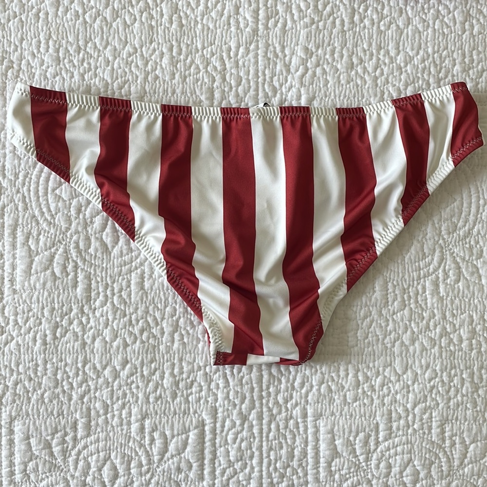 Solid & Striped Bikini Set Size Medium - image 5